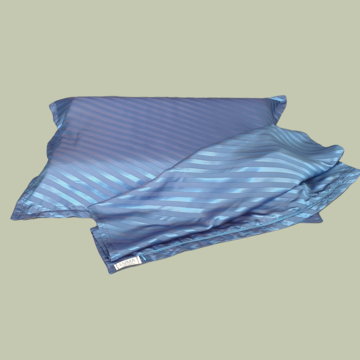 Наволочка віскозна синя смужка Аксесуари - наволочка віскозна